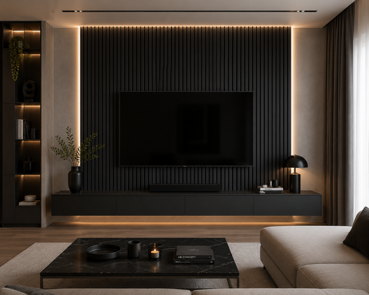 Акустичен MDF панел - Антрацит